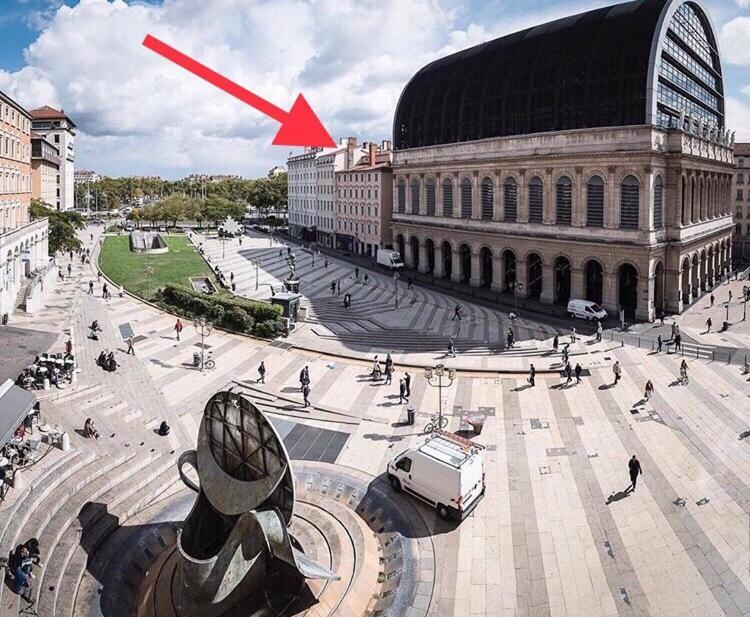 リヨンLe Calme De L'Opera.アパートメント エクステリア 写真
